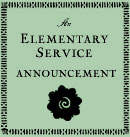 An Elementary Group Service Announcement